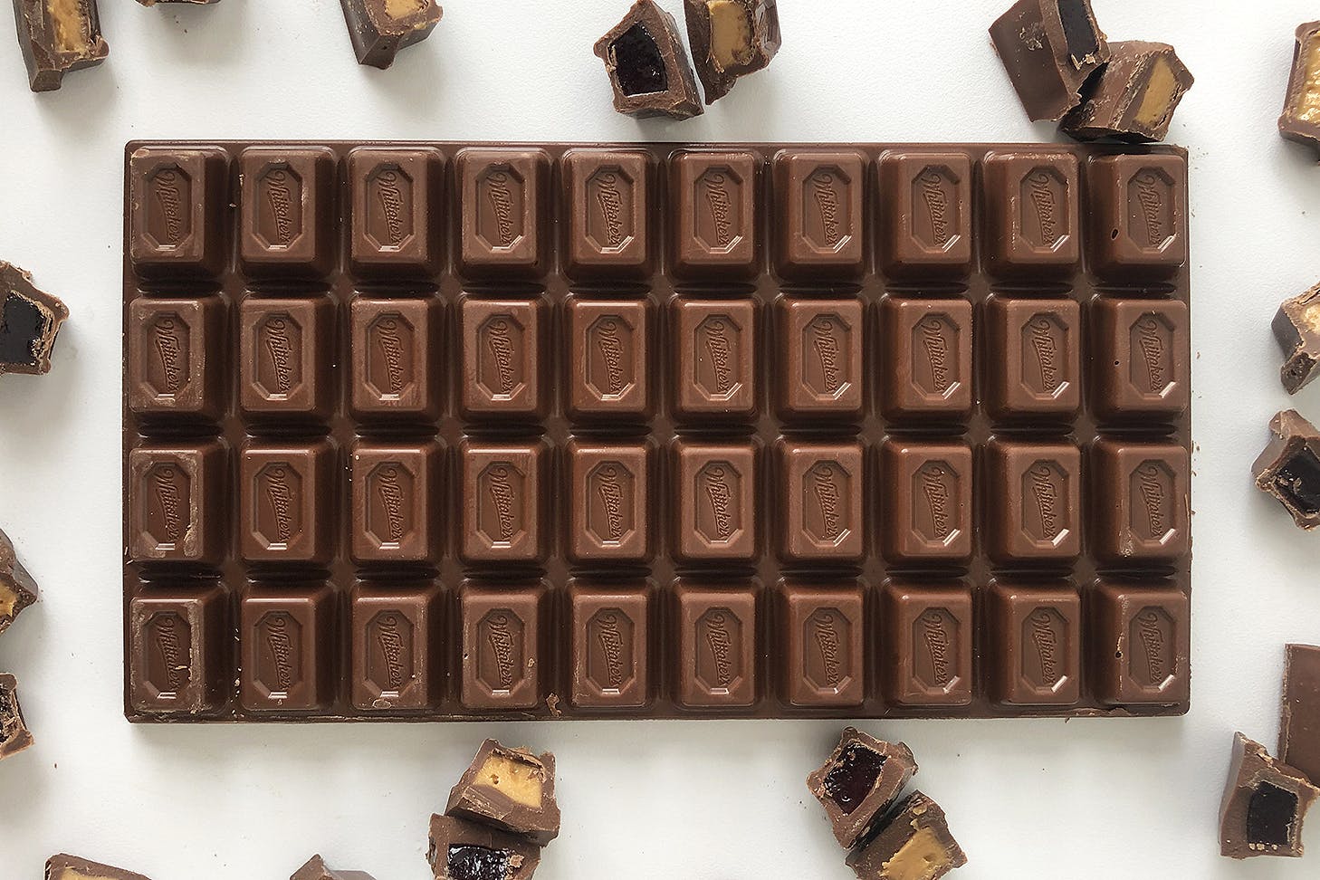 a block of chocolate